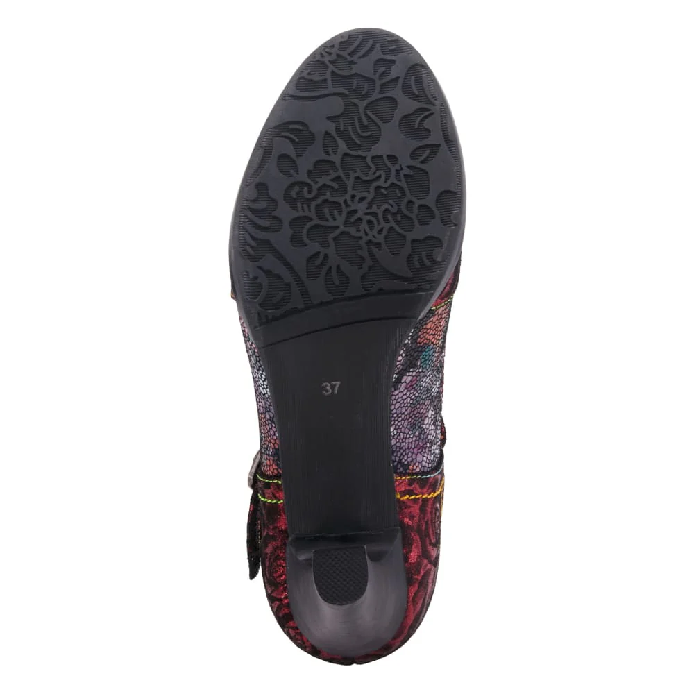 Spring Step Shoes L'Artiste Mazie Women's Floral T Bar Shoes - Image 6