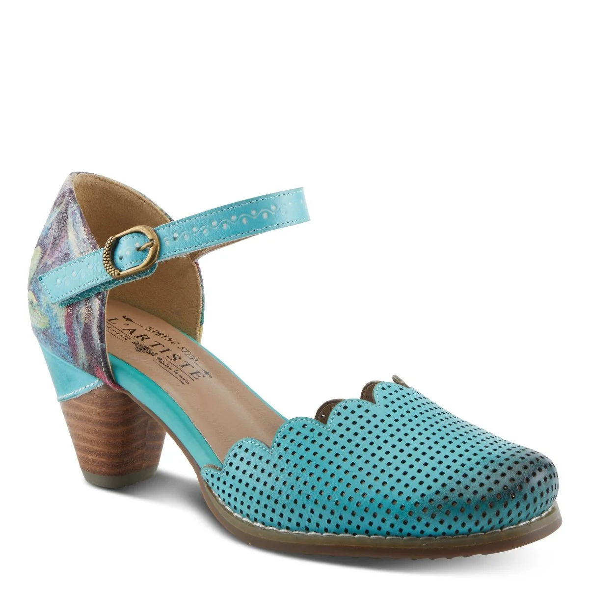 Spring Step Shoes L'Artiste Parchelle Women's Hand Painted Leather Shoes - Image 16