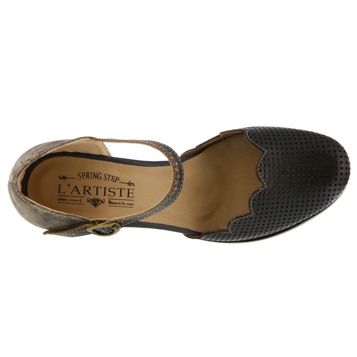 Spring Step Shoes L'Artiste Parchelle Women's Hand Painted Leather Shoes - Image 24