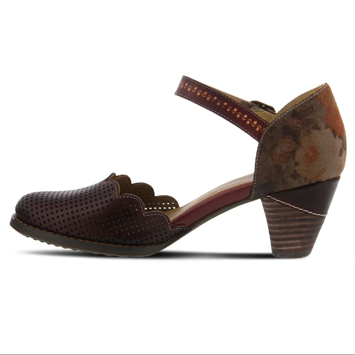 Spring Step Shoes L'Artiste Parchelle Women's Hand Painted Leather Shoes - Image 4