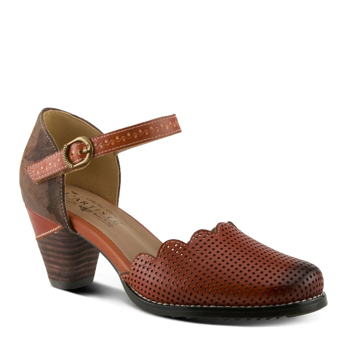 Spring Step Shoes L'Artiste Parchelle Women's Hand Painted Leather Shoes - Image 41
