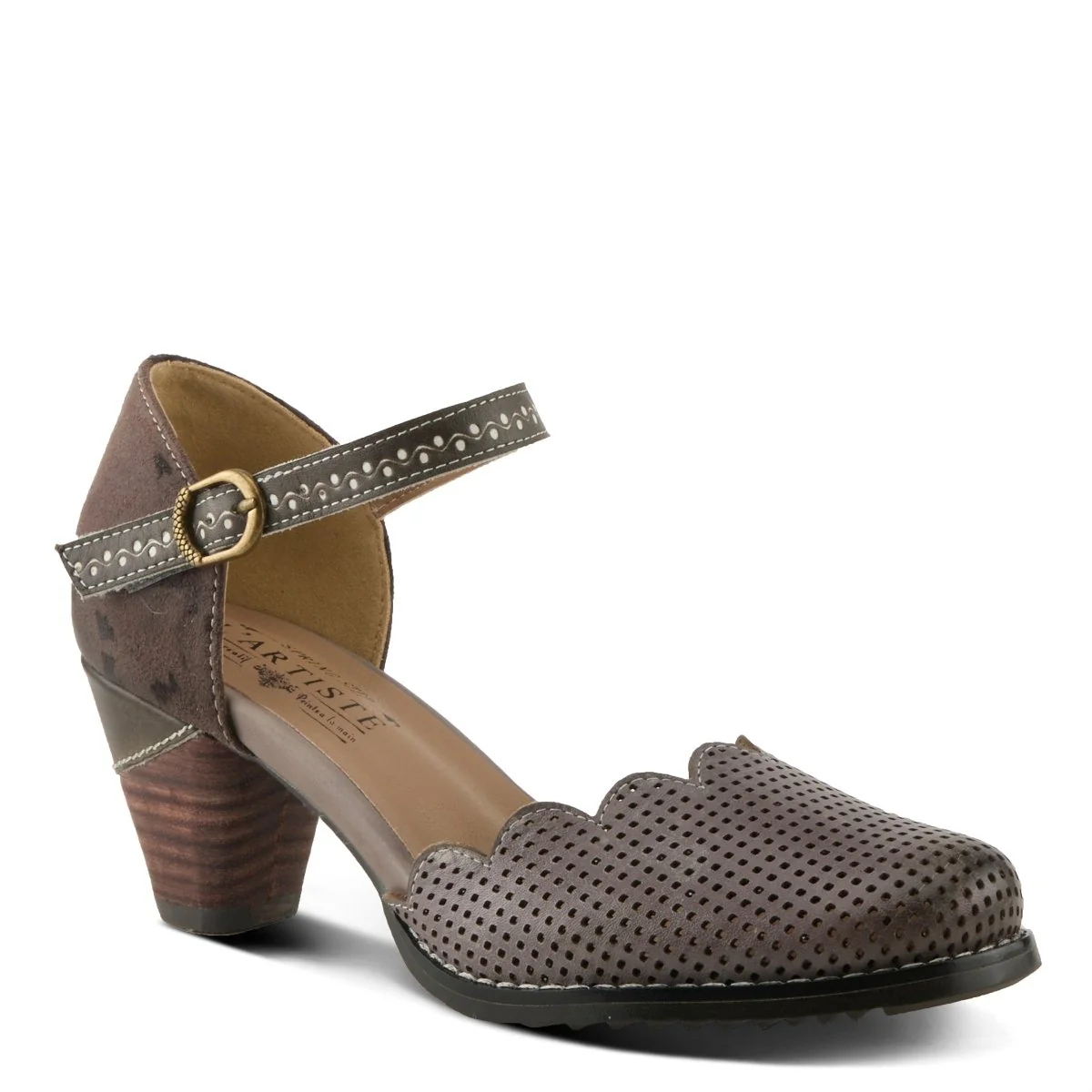 Spring Step Shoes L'Artiste Parchelle Women's Hand Painted Leather Shoes - Image 42
