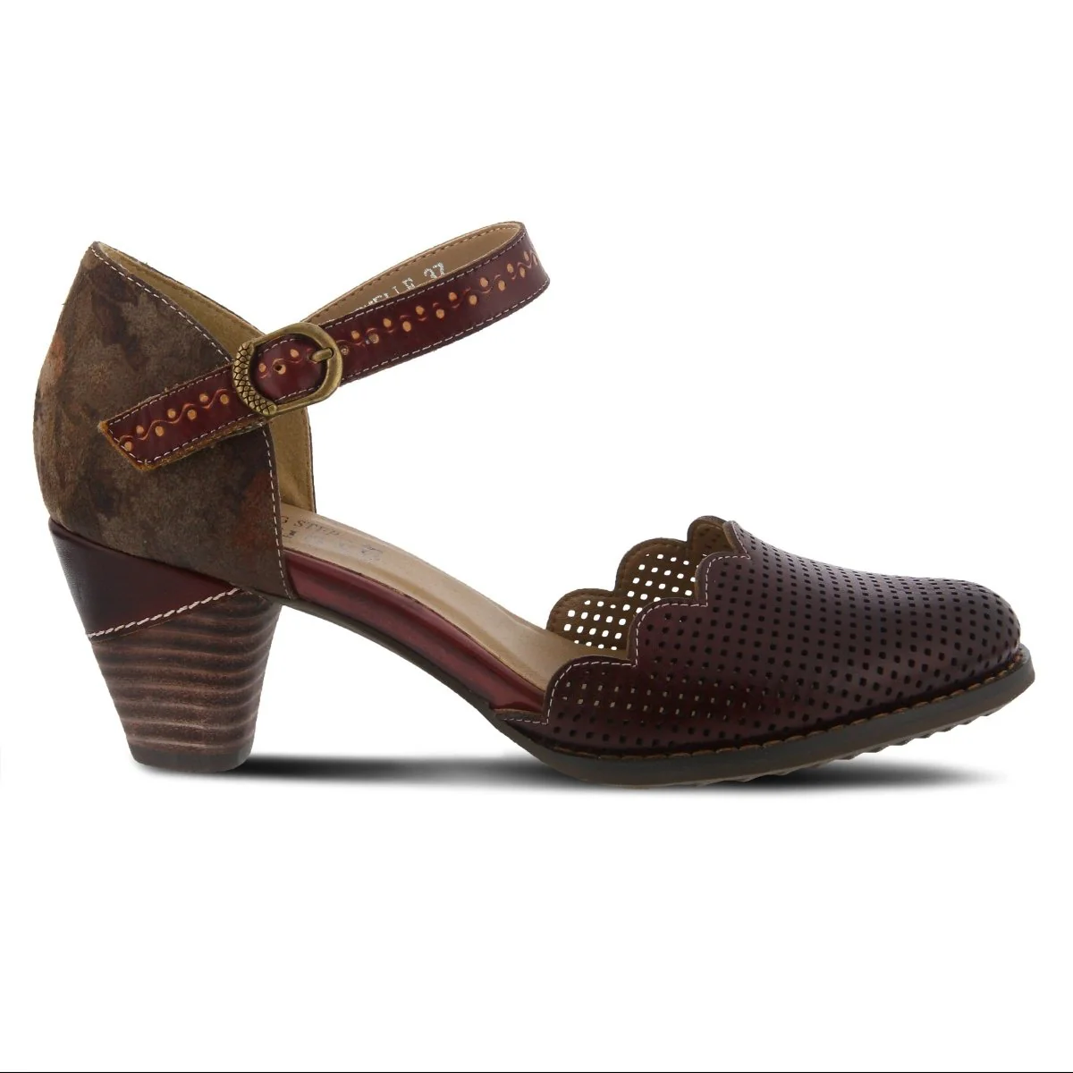 Spring Step Shoes L'Artiste Parchelle Women's Hand Painted Leather Shoes - Image 7