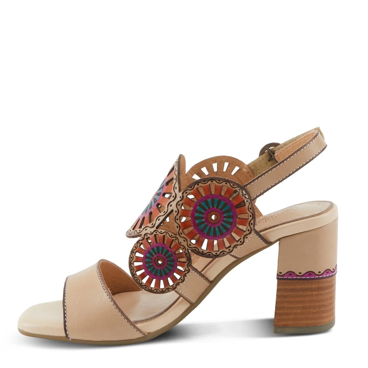 Spring Step Shoes L'Artiste Pinwheel Women’s Leather Sandals - Image 2