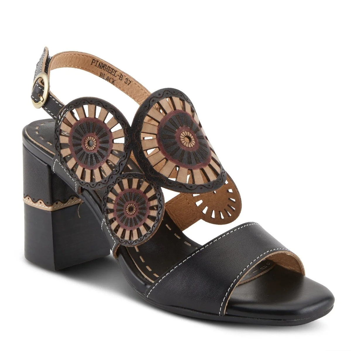 Spring Step Shoes L'Artiste Pinwheel Women’s Leather Sandals - Image 22