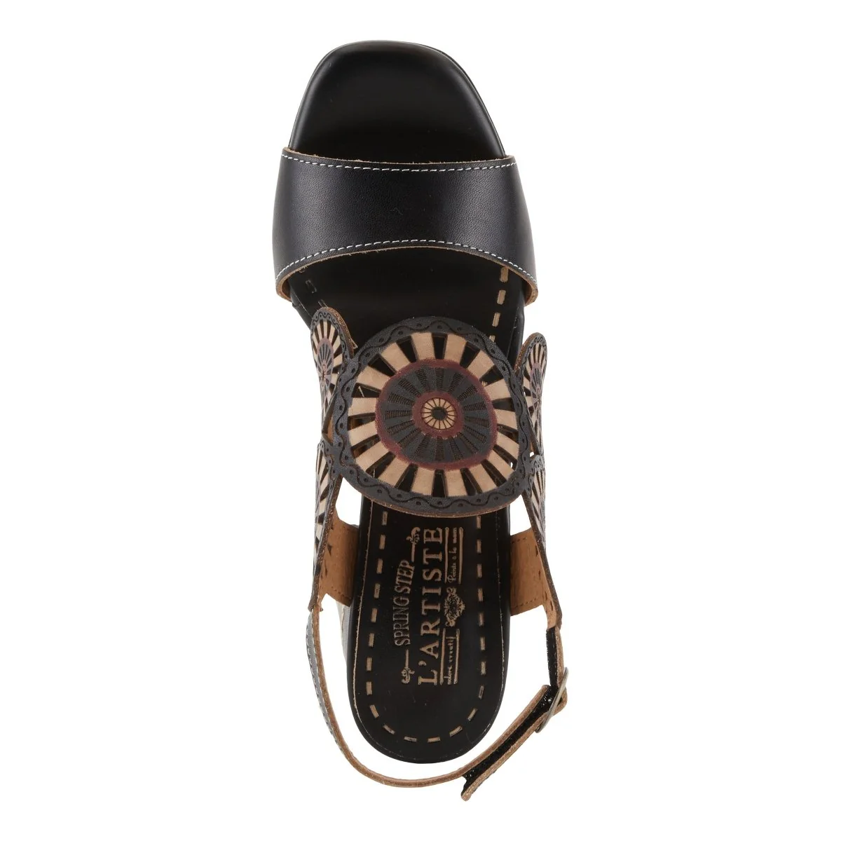 Spring Step Shoes L'Artiste Pinwheel Women’s Leather Sandals - Image 24