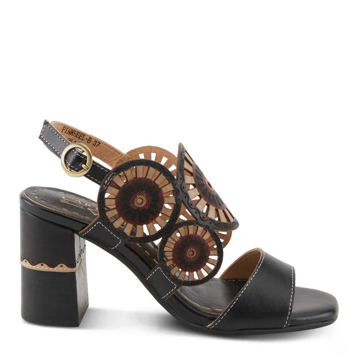 Spring Step Shoes L'Artiste Pinwheel Women’s Leather Sandals - Image 26