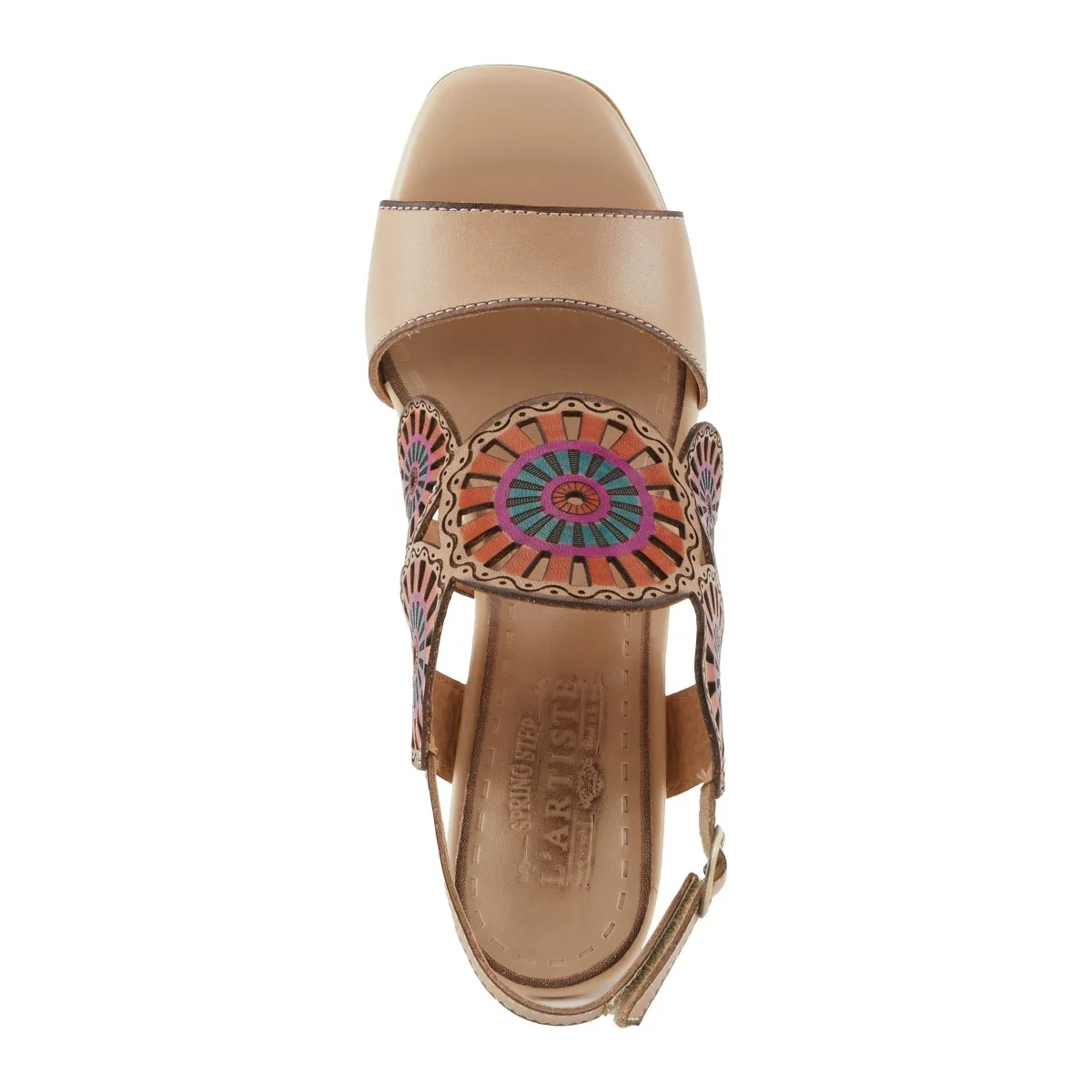 Spring Step Shoes L'Artiste Pinwheel Women’s Leather Sandals - Image 3