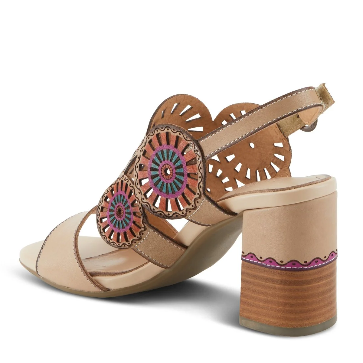 Spring Step Shoes L'Artiste Pinwheel Women’s Leather Sandals - Image 7