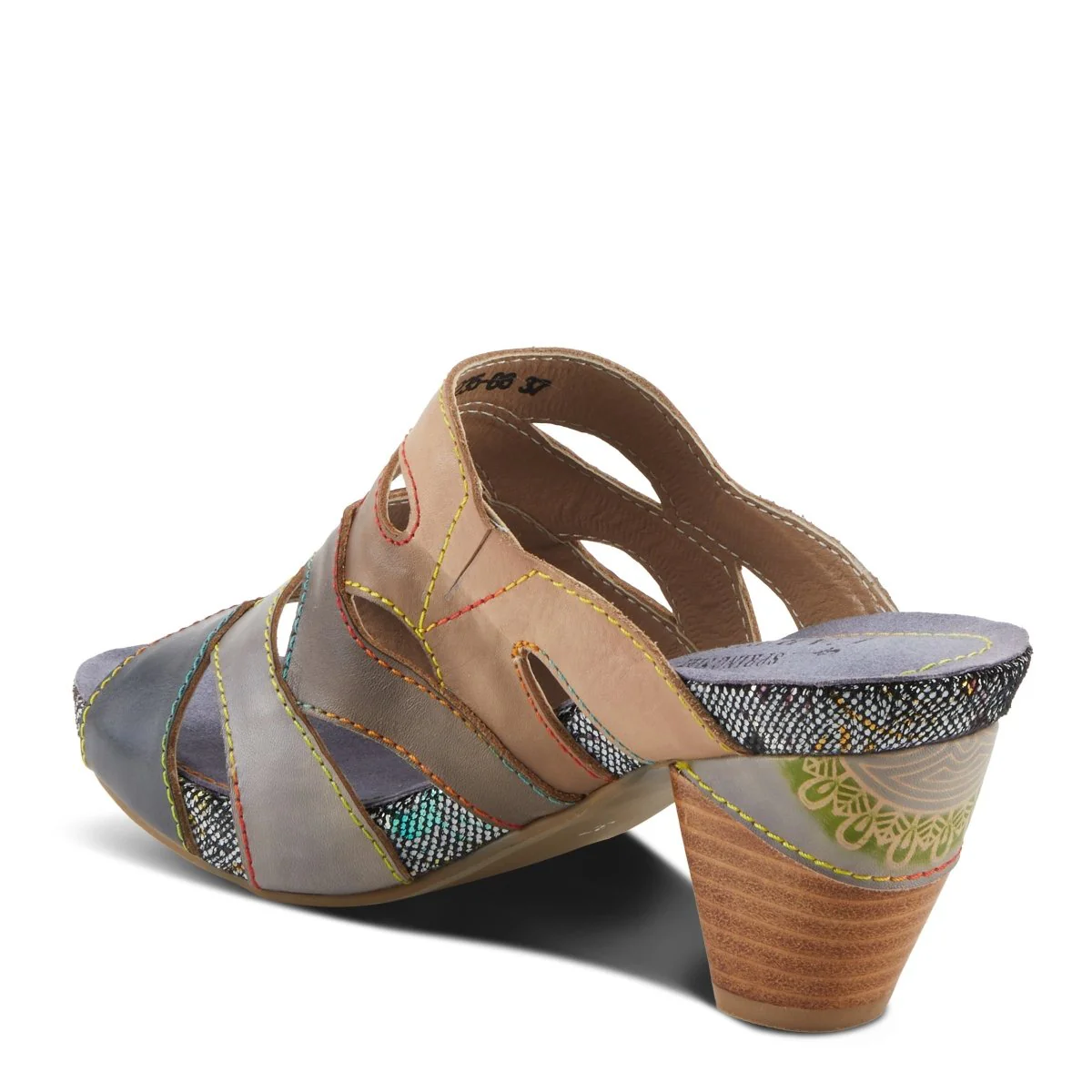 Spring Step Shoes L'Artiste Pita Sandals Women's Hand Painted Leather - Image 28