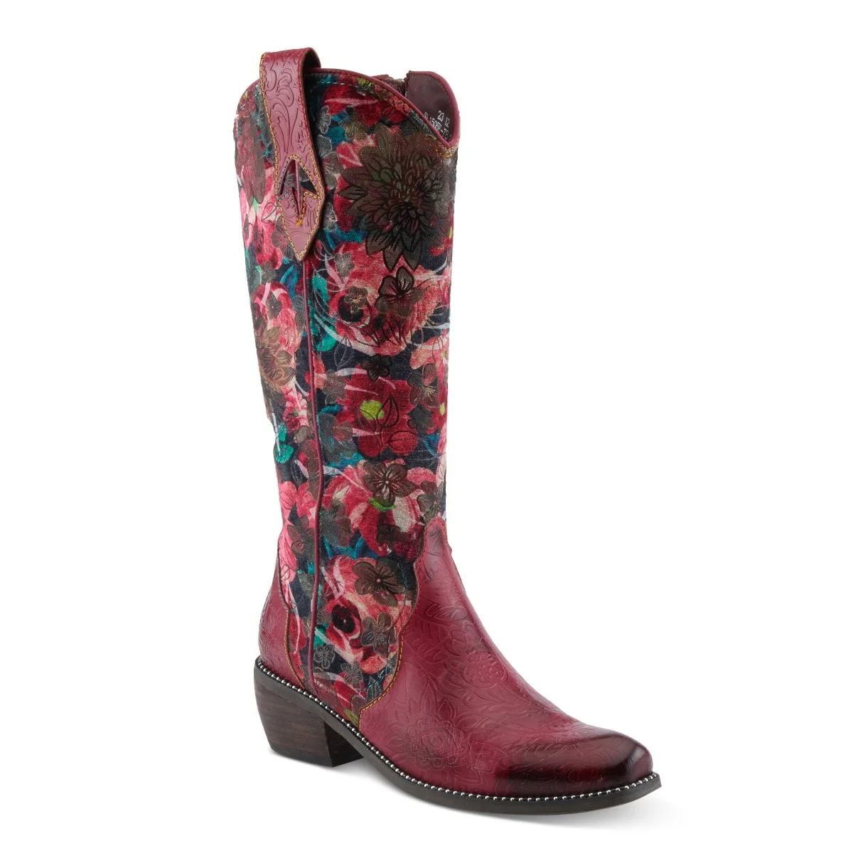 Spring Step Shoes L'Artiste Rodeoqueen Viv Women's Western Flair Cowgirl Leather and Velvet Boots
