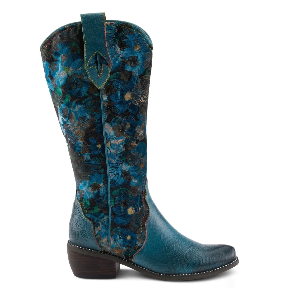 Spring Step Shoes L'Artiste Rodeoqueen Viv Women's Western Flair Cowgirl Leather and Velvet Boots - Image 12
