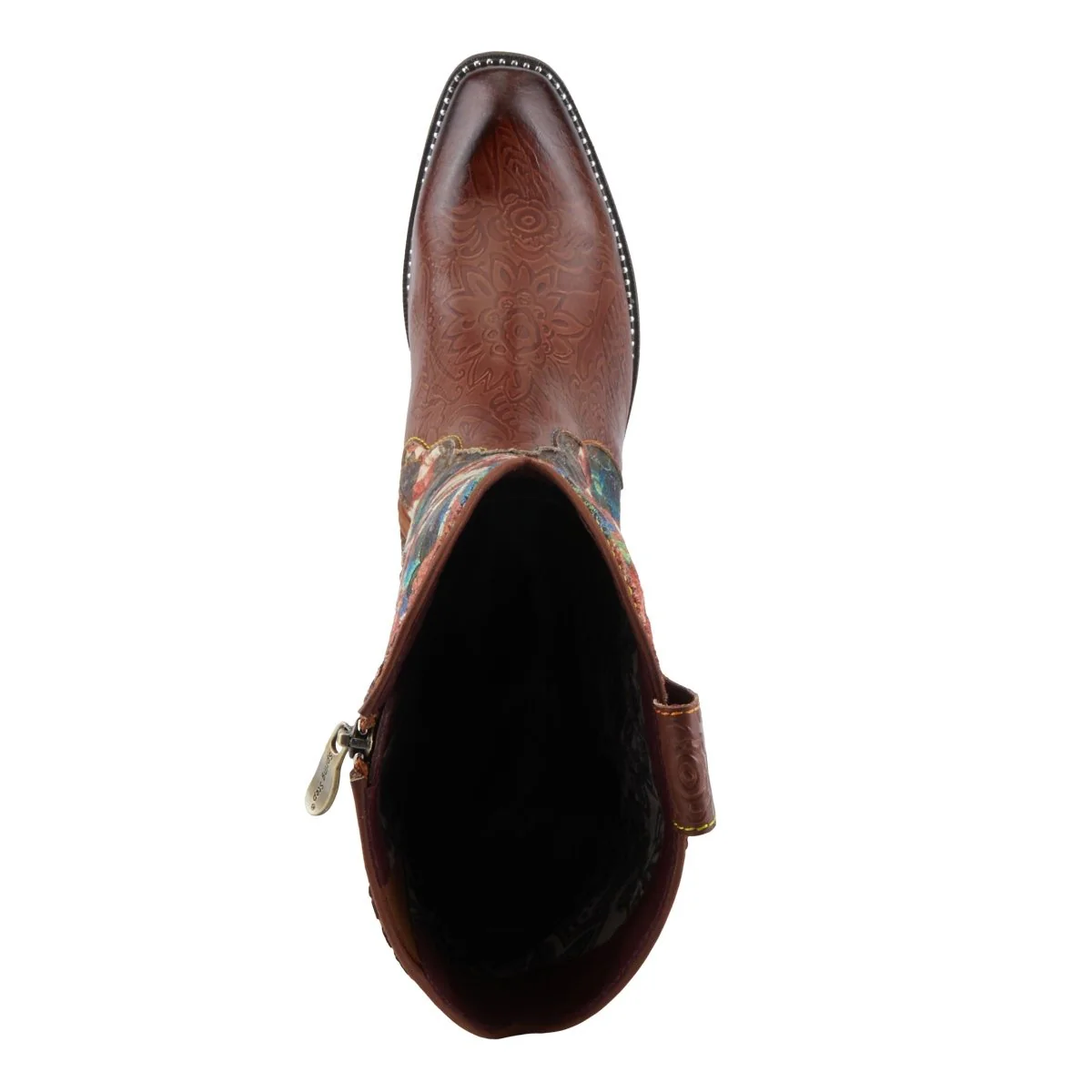 Spring Step Shoes L'Artiste Rodeoqueen Viv Women's Western Flair Cowgirl Leather and Velvet Boots - Image 17