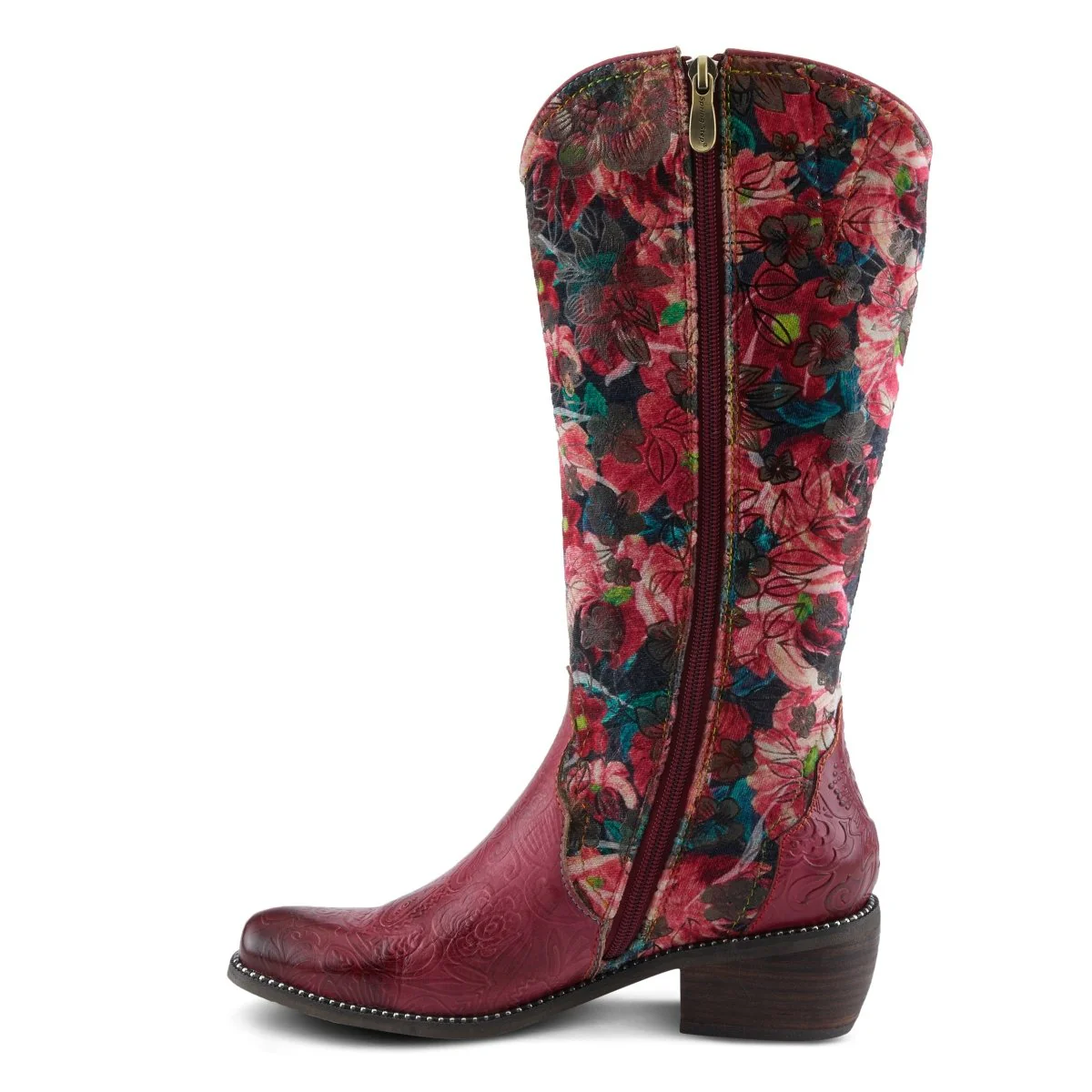 Spring Step Shoes L'Artiste Rodeoqueen Viv Women's Western Flair Cowgirl Leather and Velvet Boots - Image 2