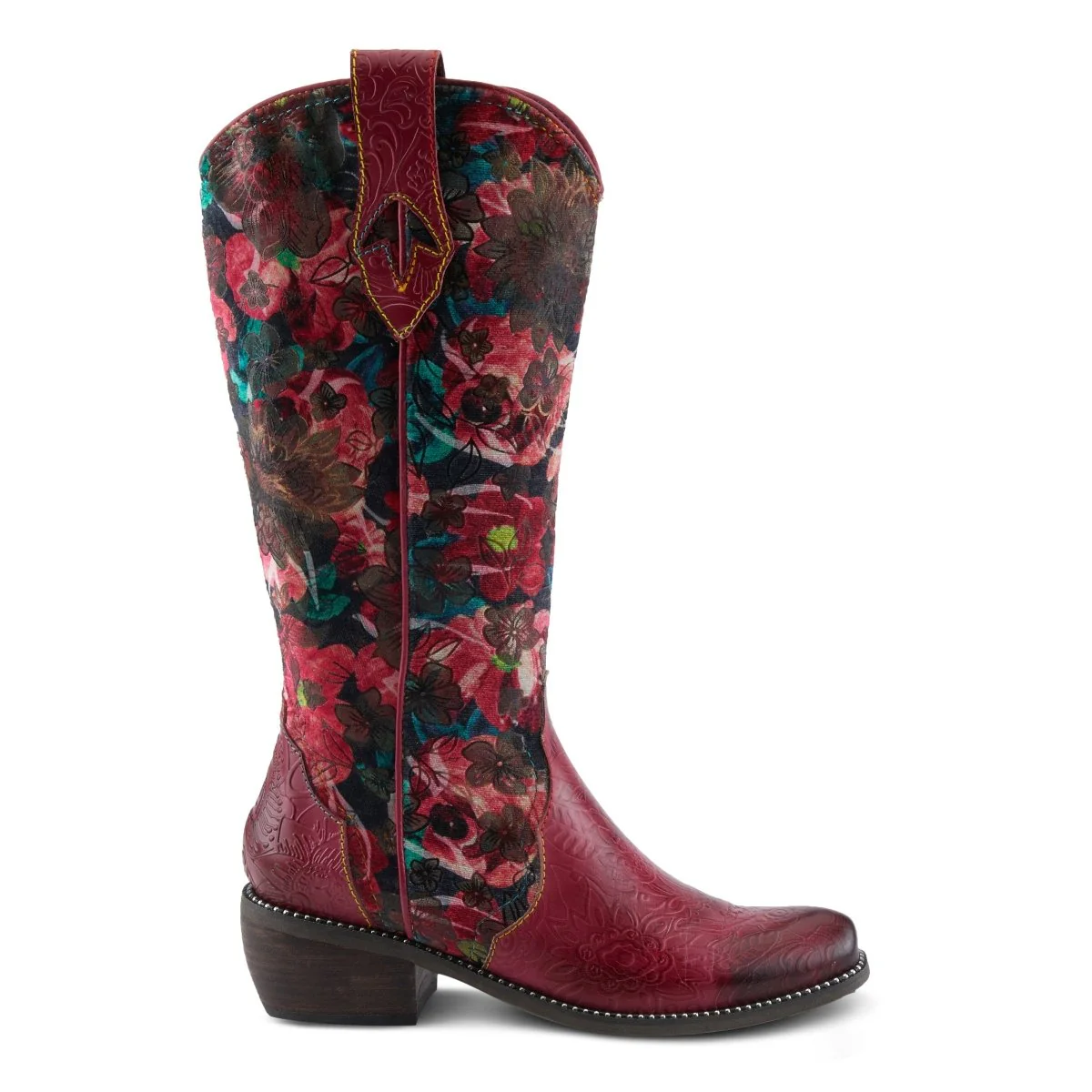 Spring Step Shoes L'Artiste Rodeoqueen Viv Women's Western Flair Cowgirl Leather and Velvet Boots - Image 5
