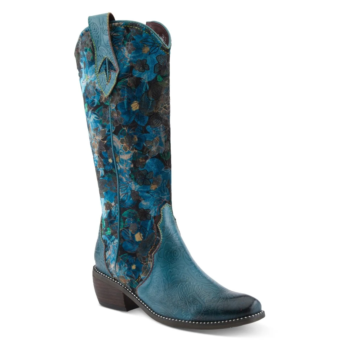 Spring Step Shoes L'Artiste Rodeoqueen Viv Women's Western Flair Cowgirl Leather and Velvet Boots - Image 8