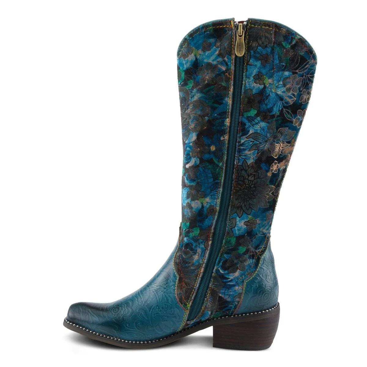 Spring Step Shoes L'Artiste Rodeoqueen Viv Women's Western Flair Cowgirl Leather and Velvet Boots - Image 9