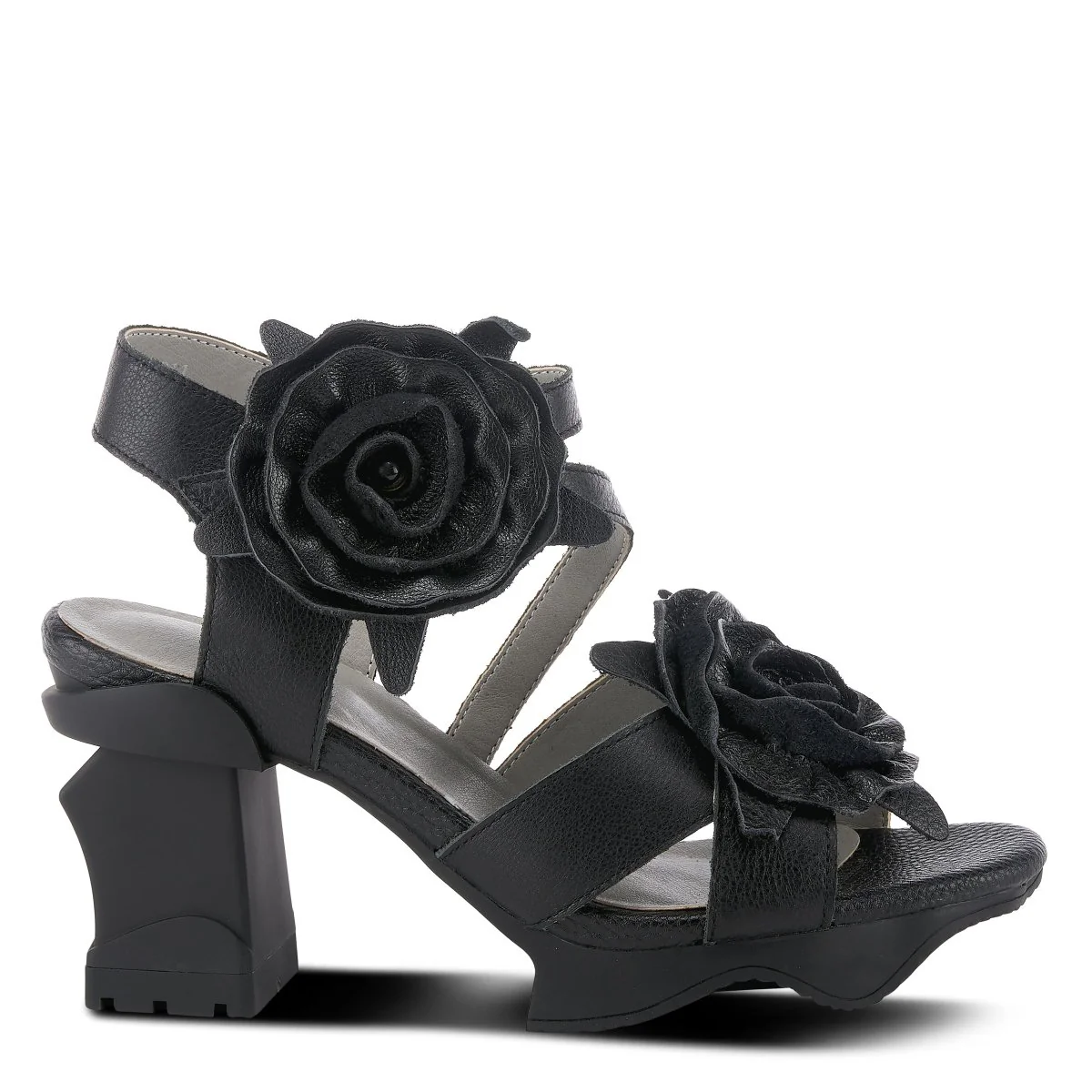 Spring Step Shoes L'Artiste Shelly Ankle Strap Sandal Women’s Hand Painted Leather - Image 18