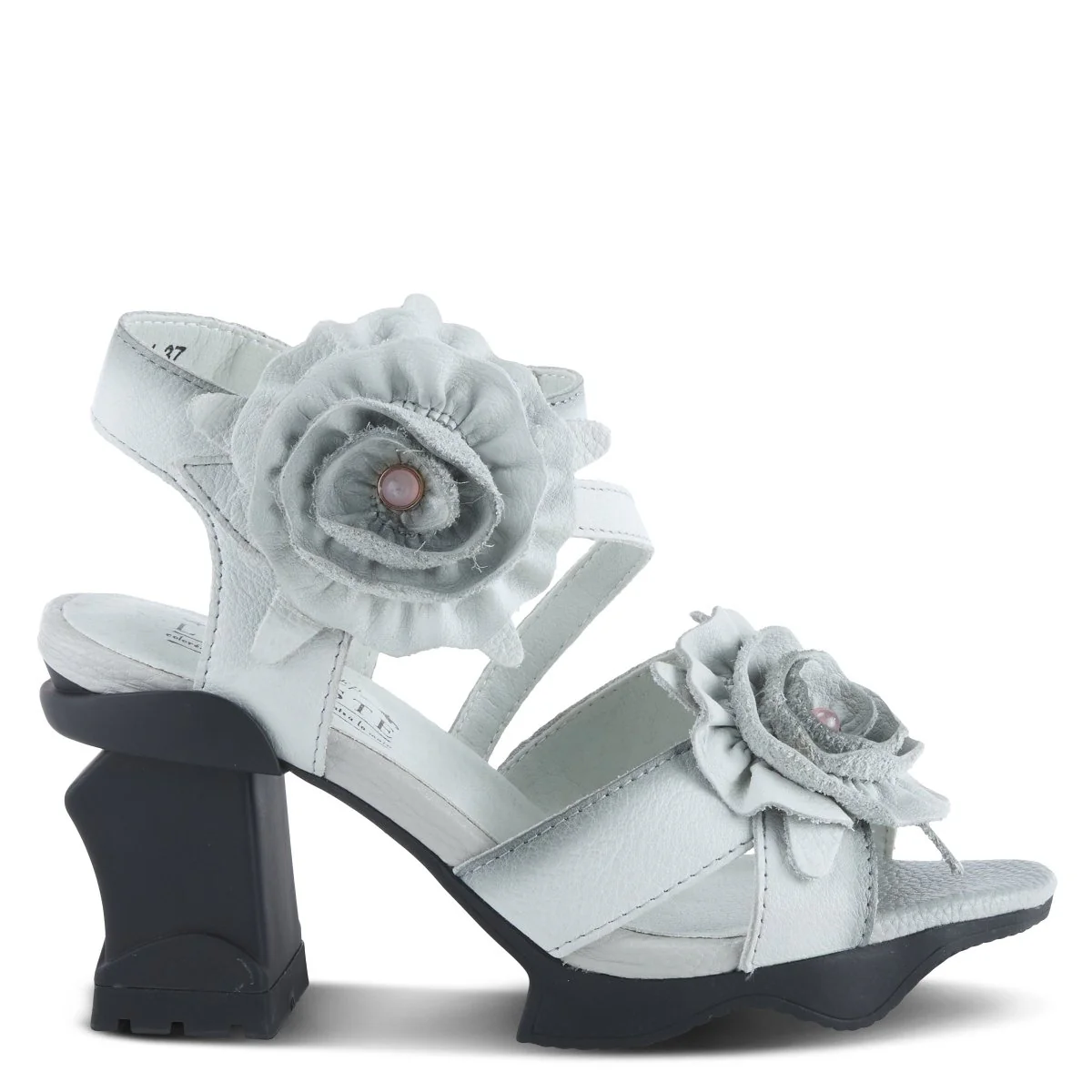 Spring Step Shoes L'Artiste Shelly Ankle Strap Sandal Women’s Hand Painted Leather - Image 24