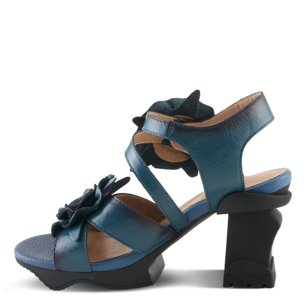 Spring Step Shoes L'Artiste Shelly Ankle Strap Sandal Women’s Hand Painted Leather - Image 28