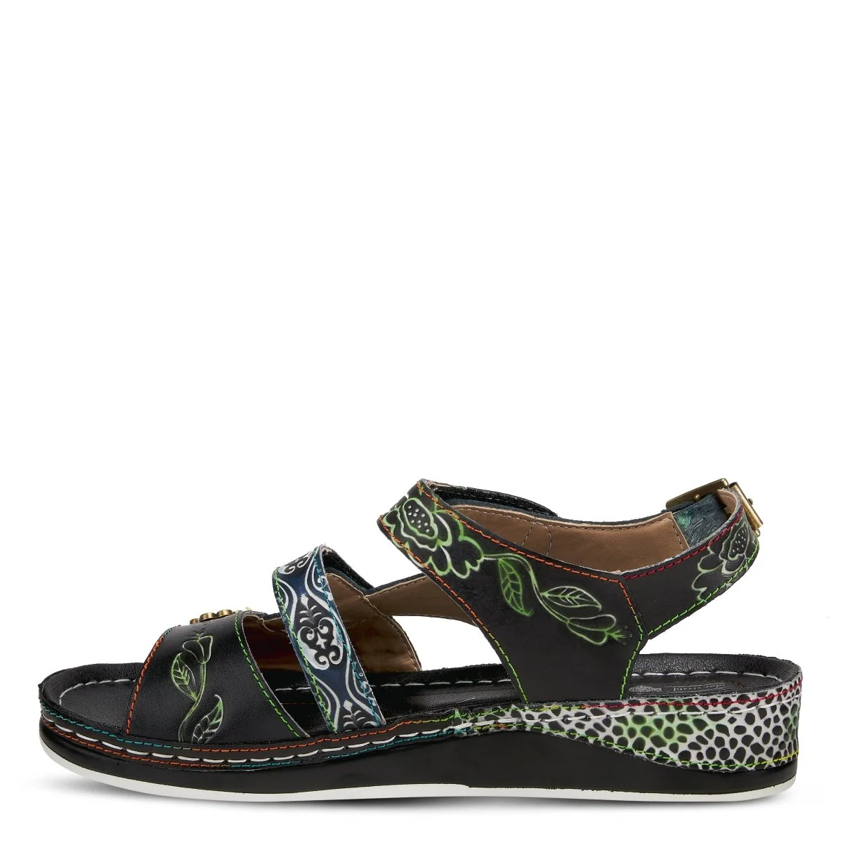 Spring Step Shoes L'Artiste Sumacah Sandal Women's Hand Painted Leather - Image 16