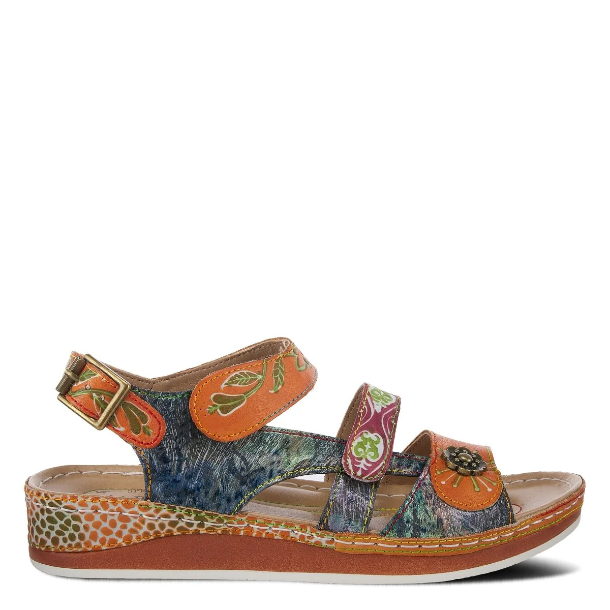 Spring Step Shoes L'Artiste Sumacah Sandal Women's Hand Painted Leather - Image 26