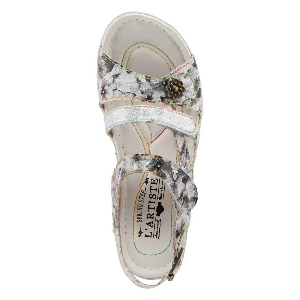 Spring Step Shoes L'Artiste Sumacah Sandal Women's Hand Painted Leather - Image 3