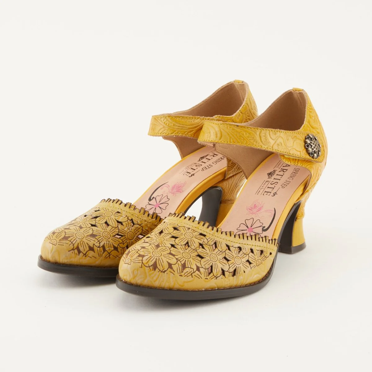 Spring Step Shoes L'Artiste Visionary Ankle Strap Shoe Women’s Hand Painted Leather - Image 17