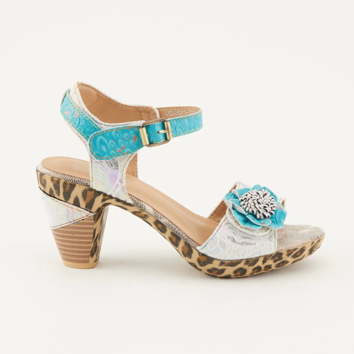 Spring Step Shoes L'Artiste Wildcat Women's Floral Heeled Sandals - Image 4