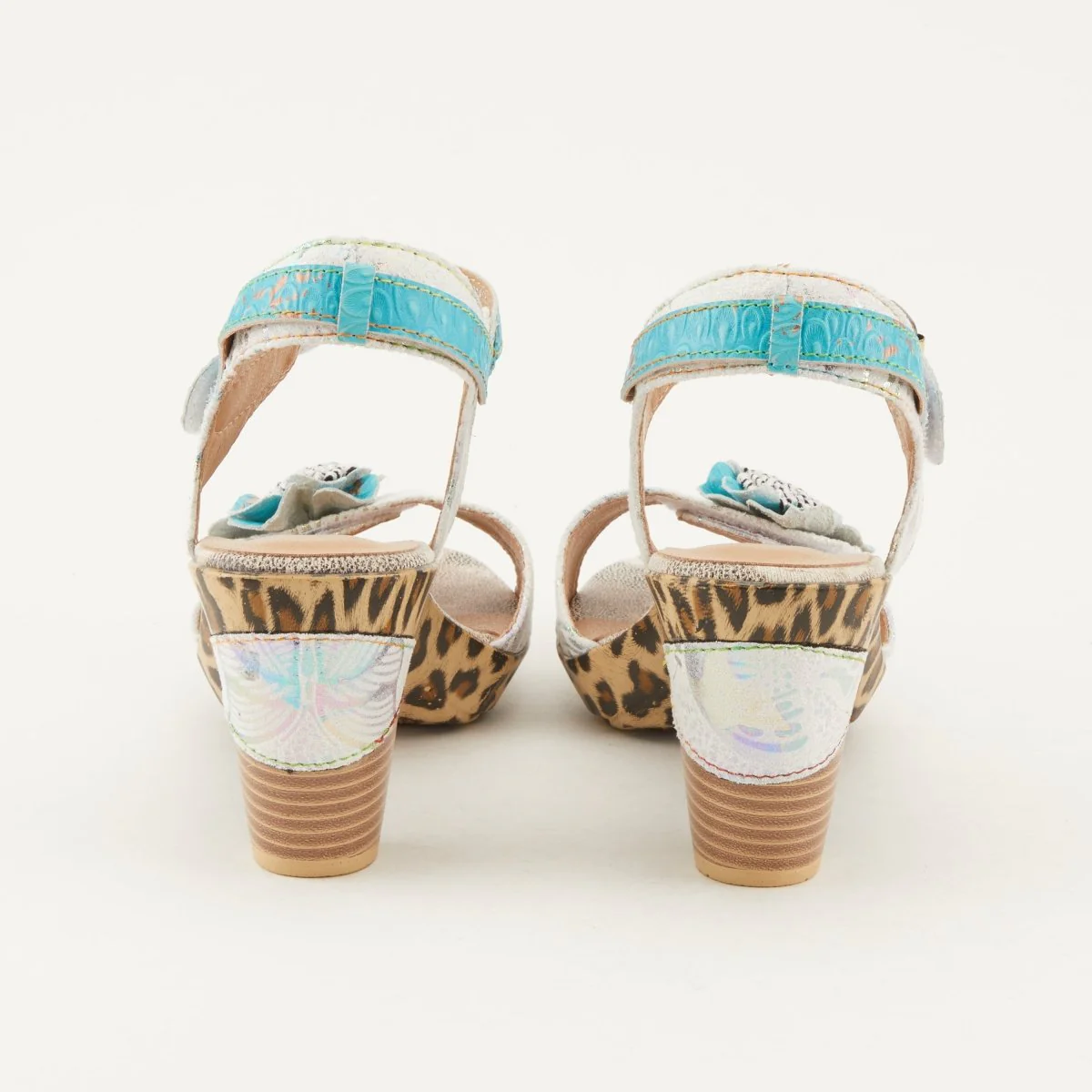 Spring Step Shoes L'Artiste Wildcat Women's Floral Heeled Sandals - Image 6