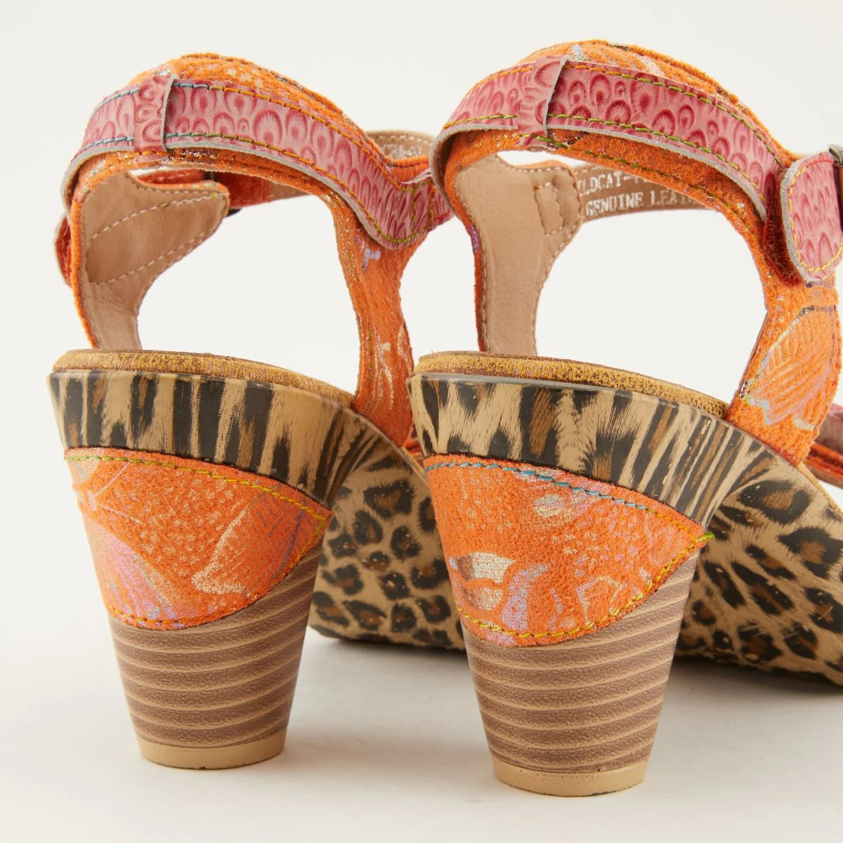 Spring Step Shoes L'Artiste Wildcat Women's Floral Heeled Sandals - Image 8