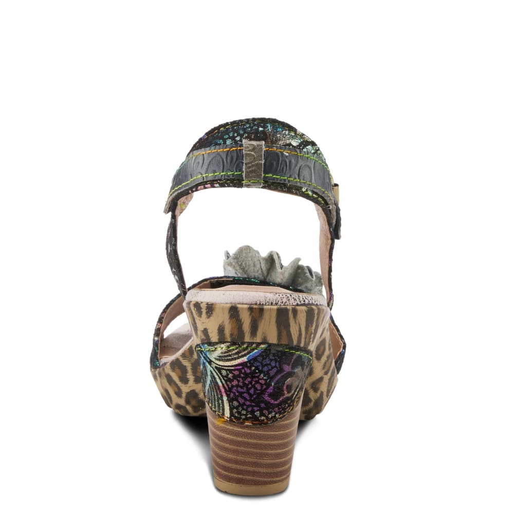 Spring Step Shoes L'Artiste Wildcat Women's French Inspired Floral Sandals - Image 17