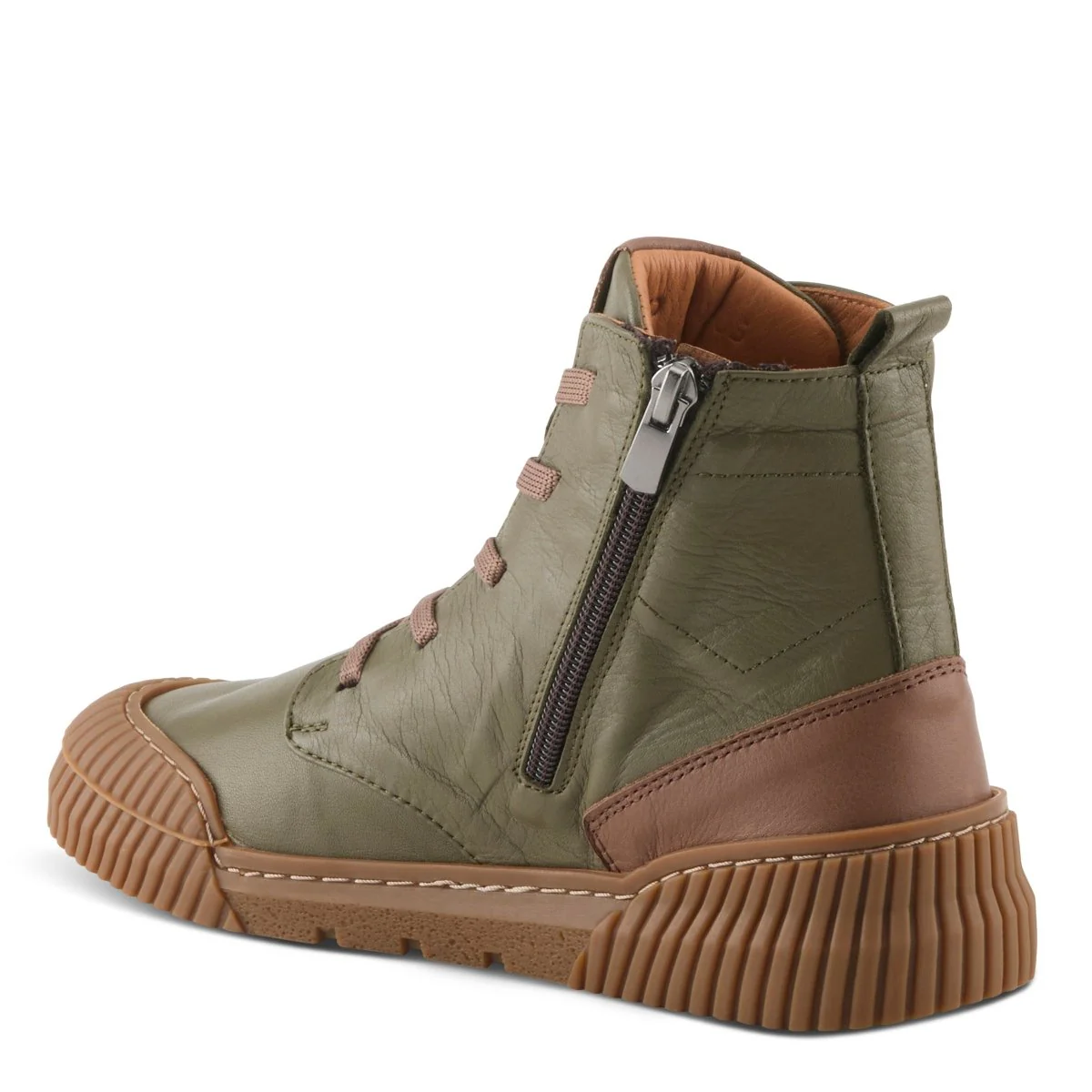 Spring Step Shoes Lizano Women's Luxurious Leather High Top Sneakers - Image 14