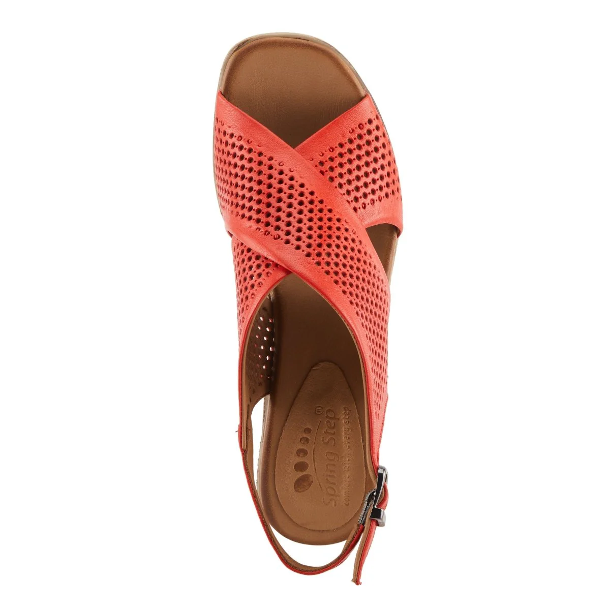 Spring Step Shoes Luanca Women's Leather Perforated Sandals - Image 10