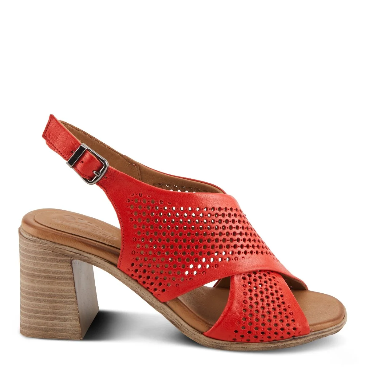 Spring Step Shoes Luanca Women's Leather Perforated Sandals - Image 12