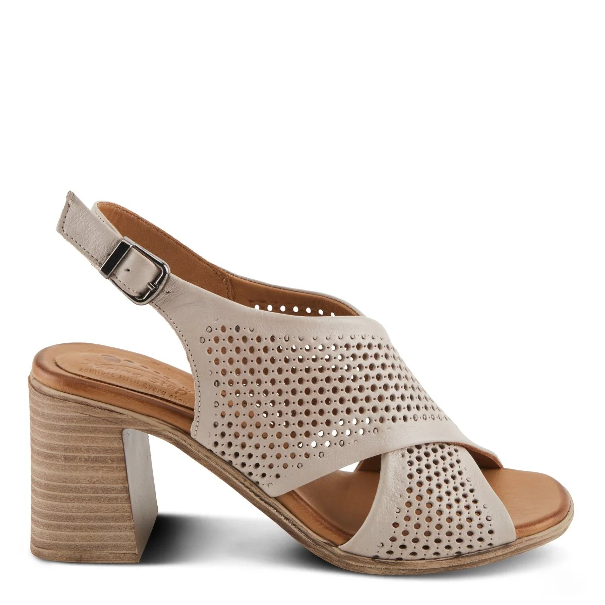 Spring Step Shoes Luanca Women's Leather Perforated Sandals - Image 19