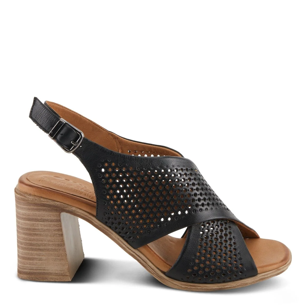 Spring Step Shoes Luanca Women's Leather Perforated Sandals - Image 26