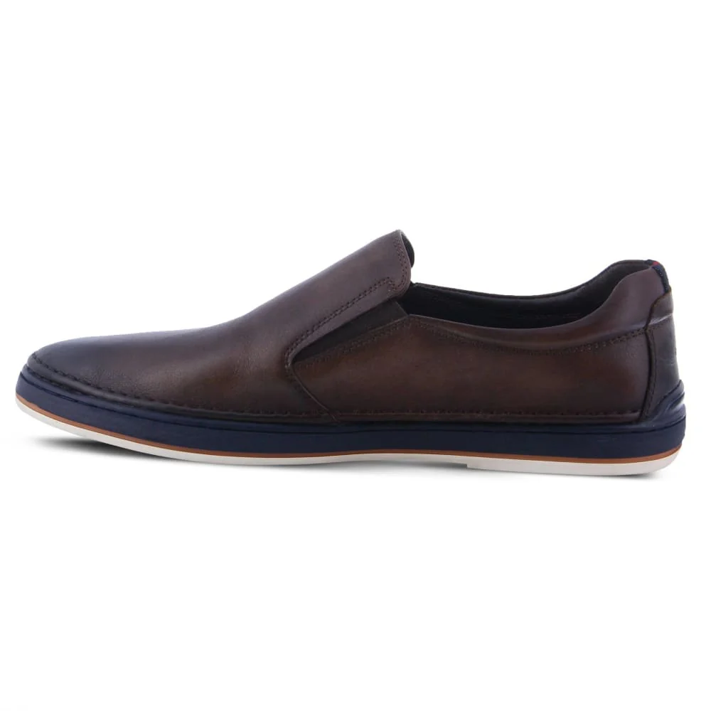 Spring Step Shoes Lugano Men's Leather Slip On Shoes - Image 15