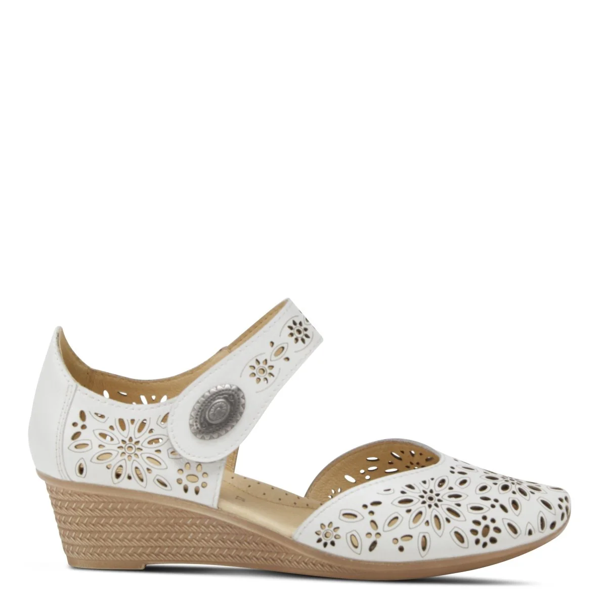 Spring Step Shoes Nougat Mary Jane Women's Leather Wedge Shoe - Image 29