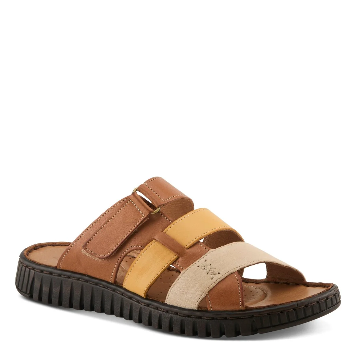 Spring Step Shoes Olly Sandals Women’s Leather Slip On 1" Heel - Image 50
