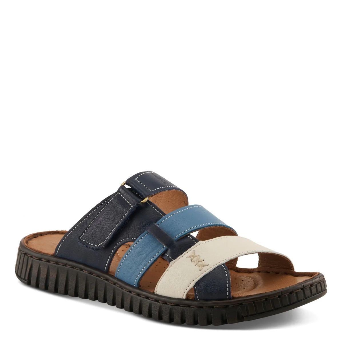 Spring Step Shoes Olly Sandals Women’s Leather Slip On 1" Heel - Image 57