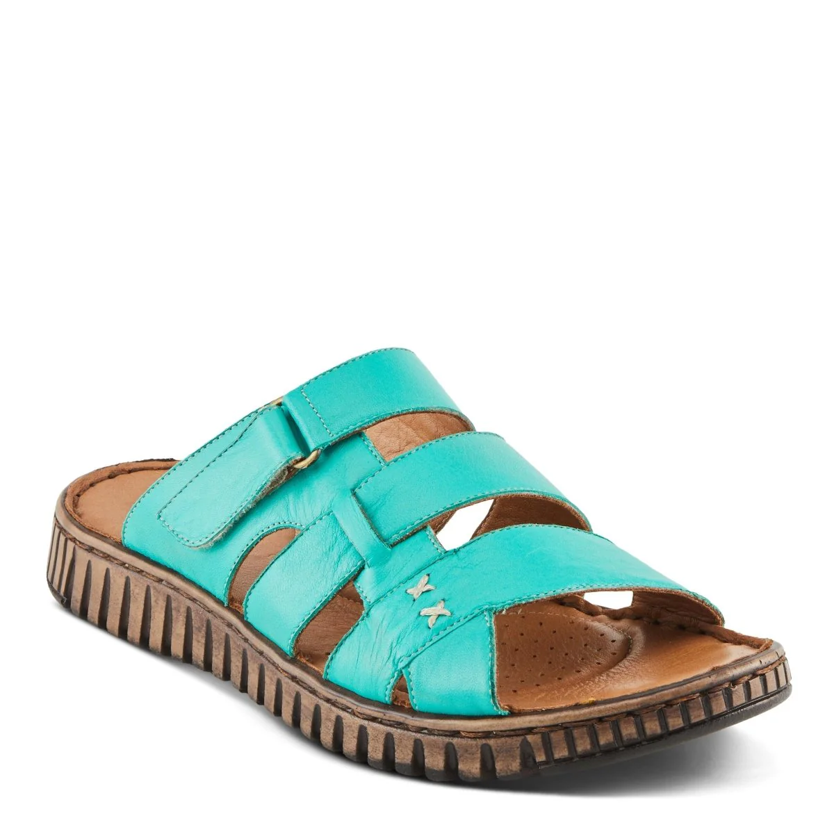 Spring Step Shoes Olly Sandals Women’s Leather Slip On 1" Heel - Image 8