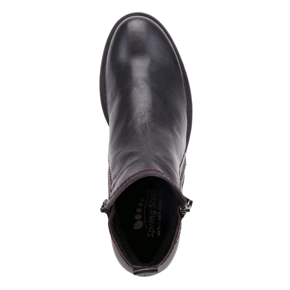Spring Step Shoes Oziel Women's Classic Leather Zipper Booties - Image 31