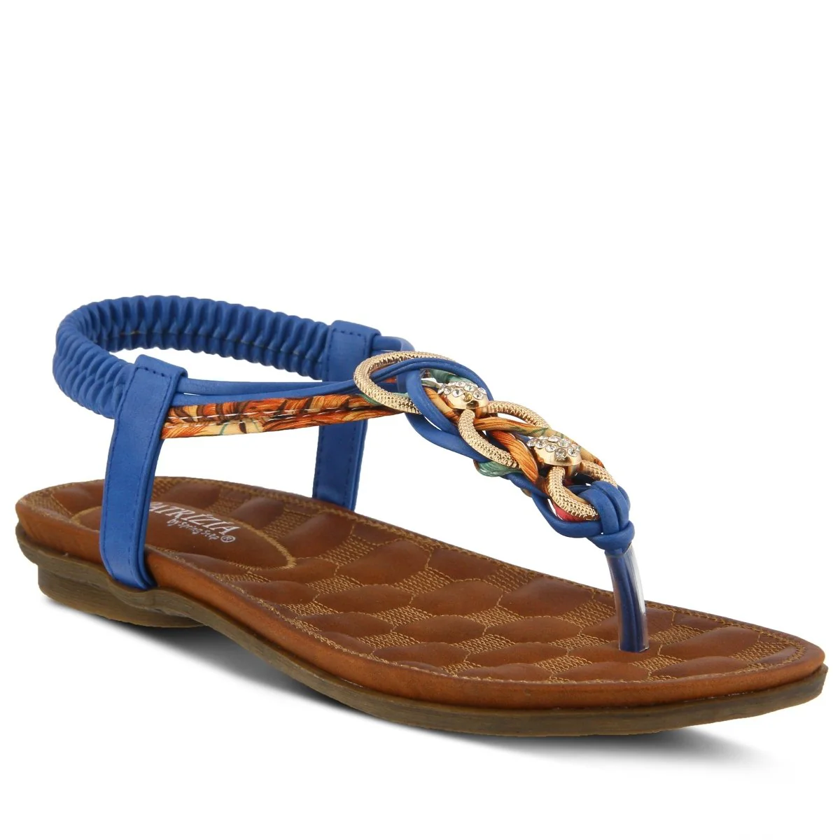 Spring Step Shoes Patrizia Gadelina Women's Sandals Floral Rhinestones - Image 13