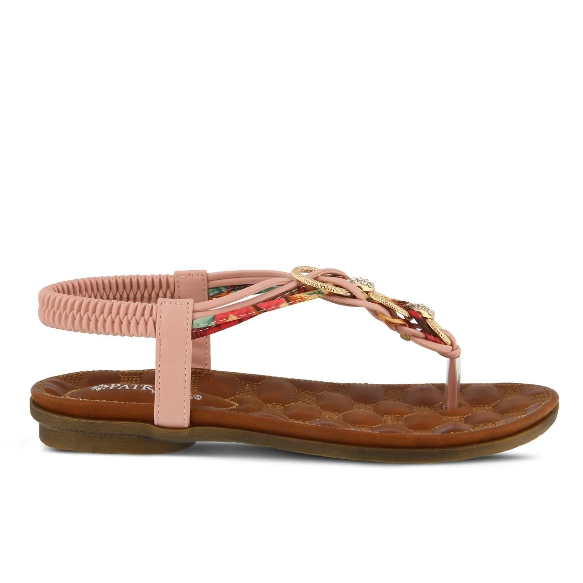 Spring Step Shoes Patrizia Gadelina Women's Sandals Floral Rhinestones - Image 24