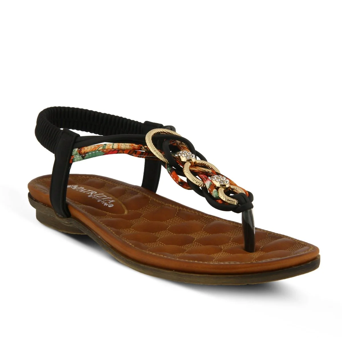 Spring Step Shoes Patrizia Gadelina Women's Sandals Floral Rhinestones - Image 26