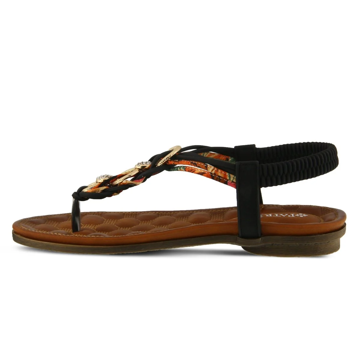 Spring Step Shoes Patrizia Gadelina Women's Sandals Floral Rhinestones - Image 27