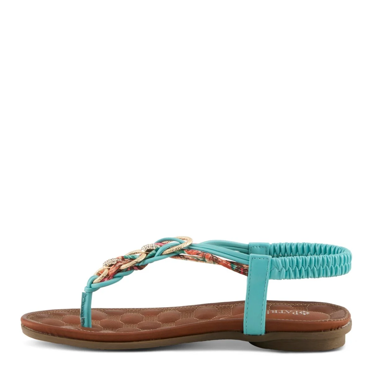 Spring Step Shoes Patrizia Gadelina Women's Sandals Floral Rhinestones - Image 33