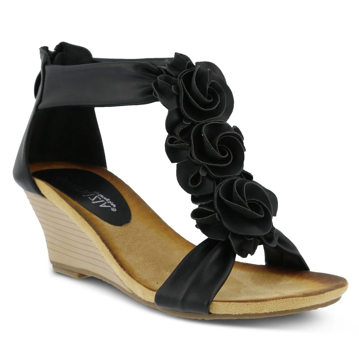 Spring Step Shoes Patrizia Harlequin Women’s Leather Wedge Sandal - Image 27
