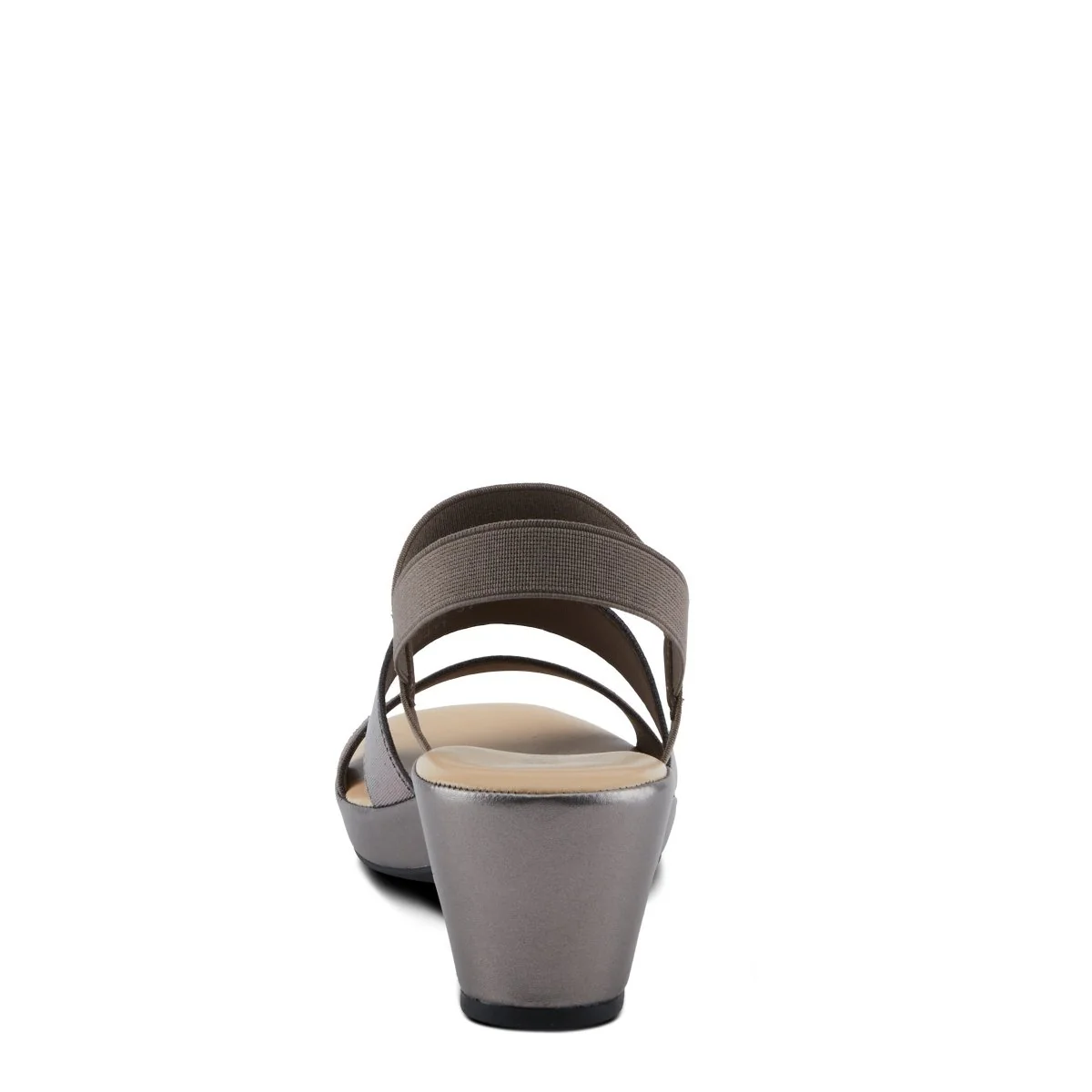 Spring Step Shoes Patrizia Marzula Women’s Metallic Textile Sandals - Image 4
